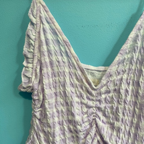 Urban Outfitters Purple and White Tank - Picture 2 of 4